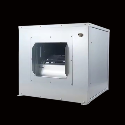 Commercial Ventilation Box Fan With Single Phase AC Motor Direct Drive Forward-bladed Double Inlet Centrifugal Impeller